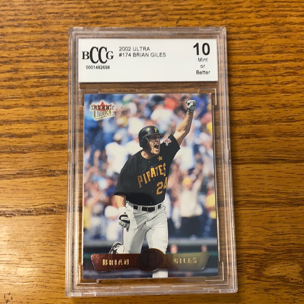 Baseball card graded Pirates Brian Giles mint